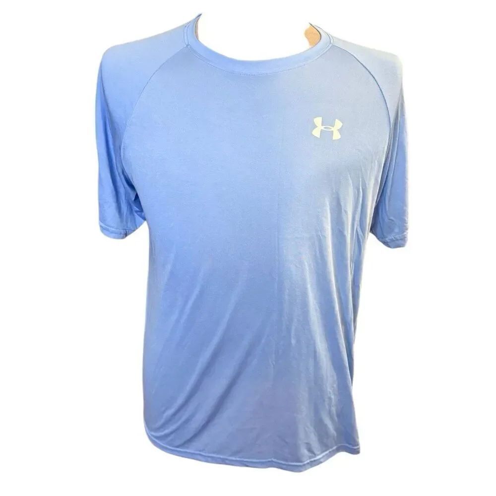 Under Armour The Tech Tee Lt. Blue Medium Performance Activewear